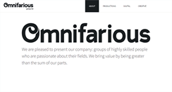 Desktop Screenshot of omnifarious-group.com